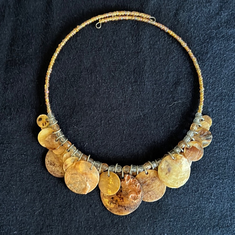 Coastal shell necklace